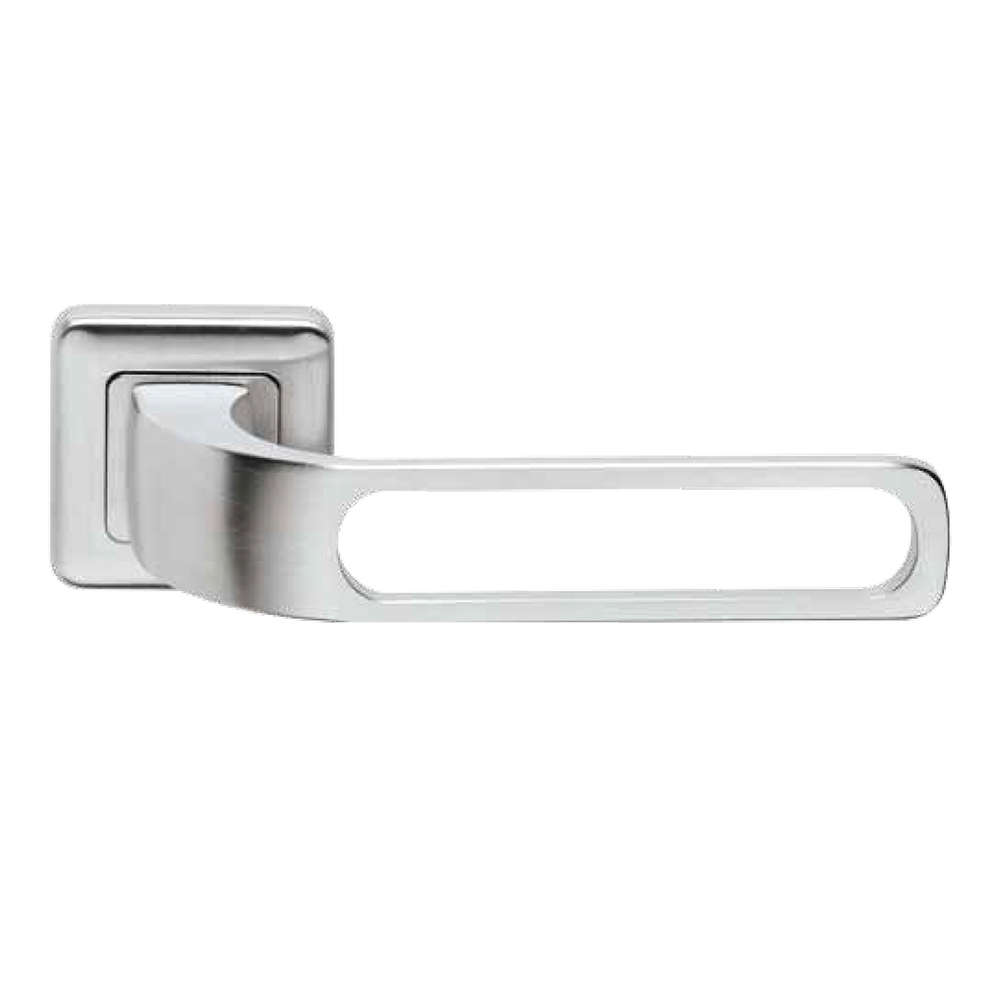 SUN 2 Linea Qbe Maniglia con Rosetta Moderna con Foro Presa Design Studio Mariani Becchetti