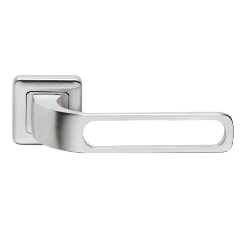 SUN 2 Linea Qbe Maniglia con Rosetta Moderna con Foro Presa Design Studio Mariani Becchetti