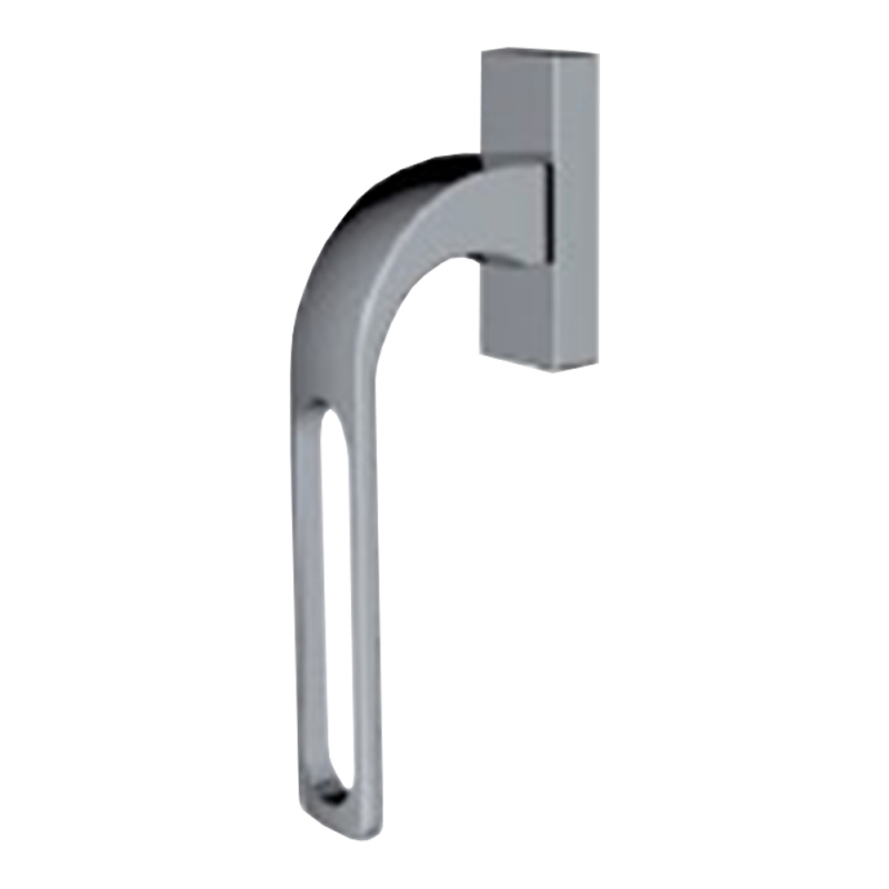 SUN 2 Linea Qbe Maniglia Martellina DK per Finestra Moderna con Foro Presa Design Studio Mariani Becchetti