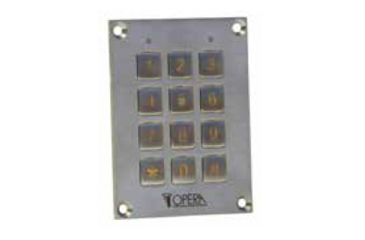 Tastiera a Codice Antivandalica per Controllo Accessi 55612SS Serie Access Opera