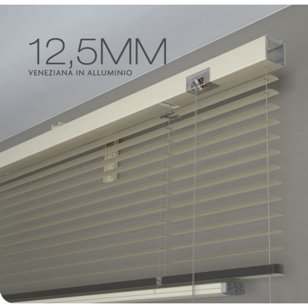 Tenda da Interni Veneziana Alluminio con Lamelle 12,5mm