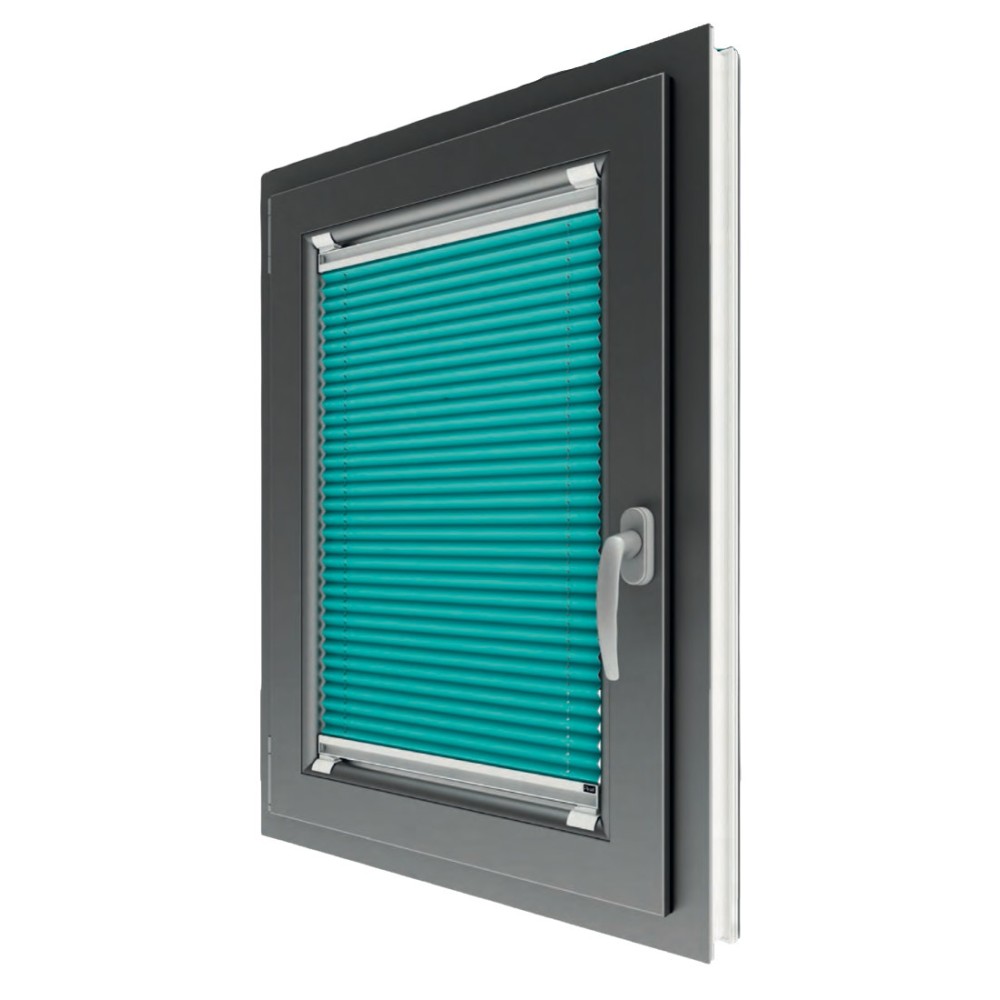 Tenda Plissettata Adesiva Plicell Sticker con Finitura a Scelta