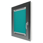 Tenda Plissettata Adesiva Plicell Sticker con Finitura a Scelta