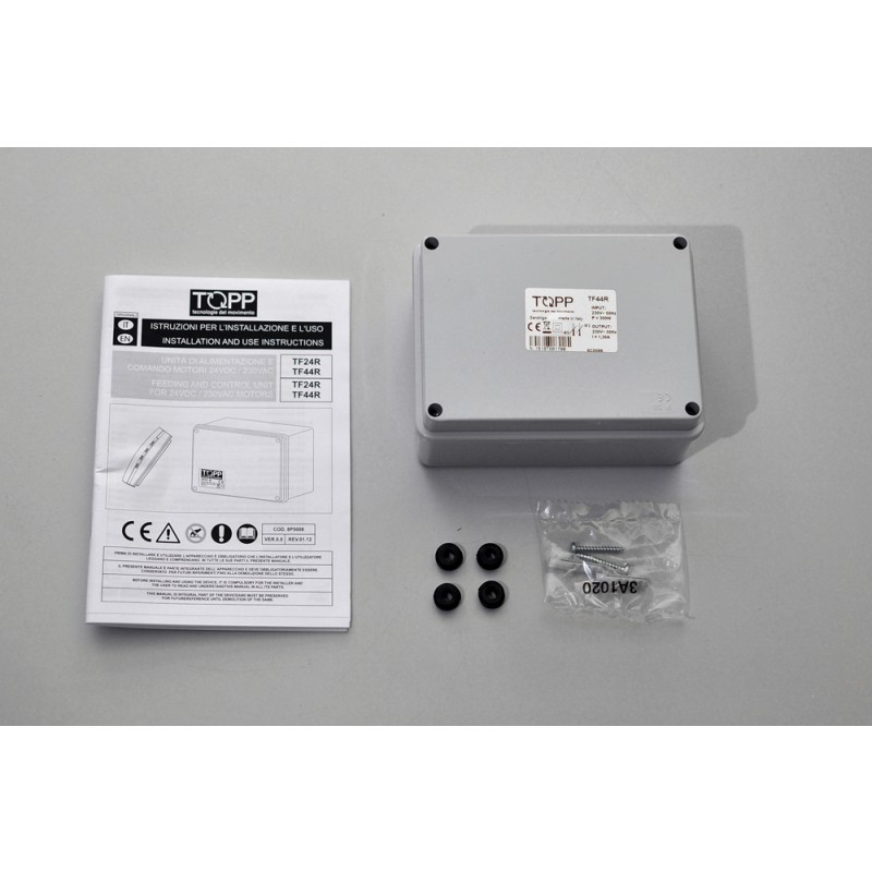 TF44R Unità di Comando e Alimentazione 230V 4 Uscite Topp