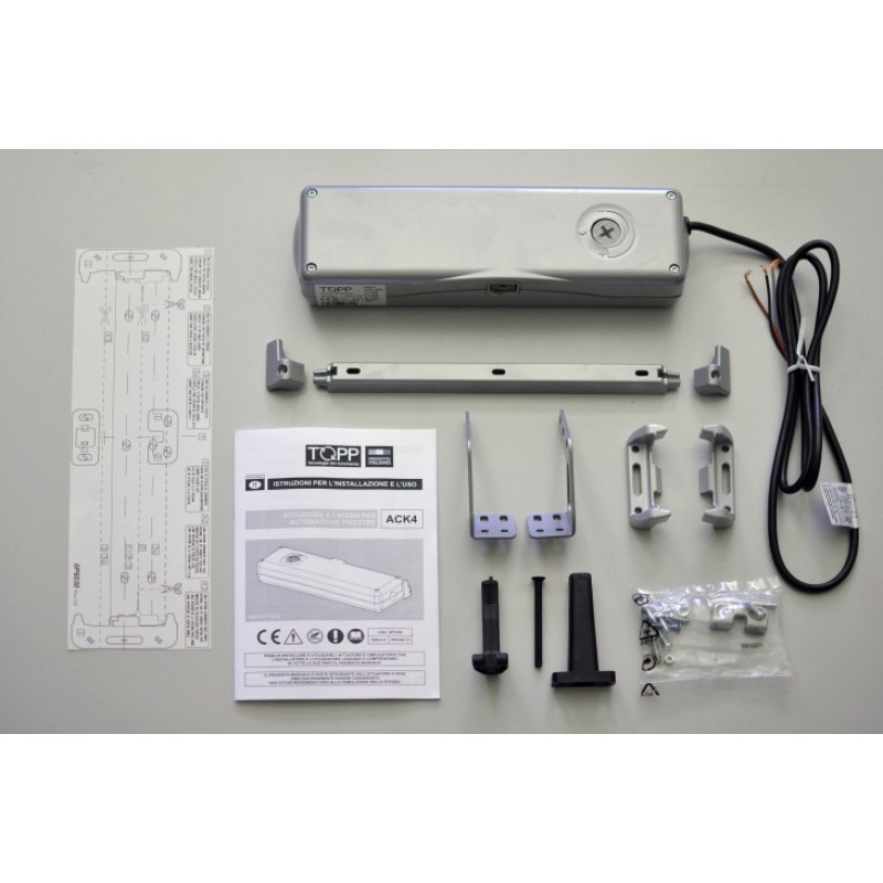 Topp ACK4 230V Attuatore a Catena Doppia Maglia Acciaio Inox