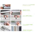 Triplo Attuatore a Catena Liwin L35 3W-Net 230V ​L=2500<3750 Comunello Mowin