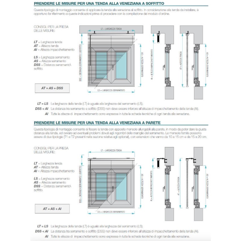 Veneziana in Alluminio con Lamelle da 16 mm Tenda con Corda e Asta
