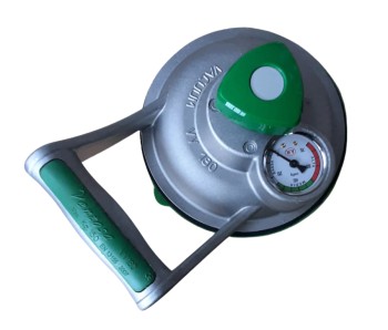Ventosa A Vuoto Wood's Powr Grip Lj45amc 1420T | Supporto In Policarbonato Con Pompa A Mano | Portata 18 Kg Per Superfici Lisce E Curve | Aspiravetro Professionale