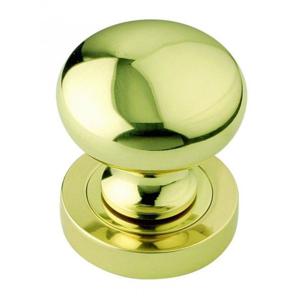 Victoria Arieni 101/C Pomolo per Porta ø50 mm Ottone Rosetta ad Avvitare