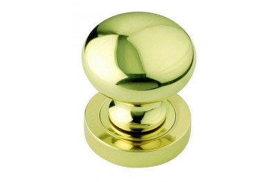 Victoria Arieni 101/C Pomolo per Porta ø50 mm Ottone Rosetta ad Avvitare