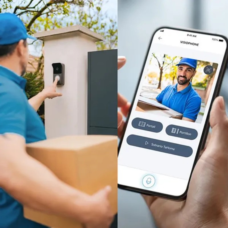Videocitofono Connesso Somfy V500 Connect con Touch Screen