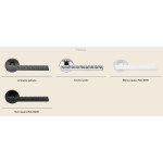 Vision Zincral Linea Calì Maniglia per Porta con Impugnatura a Rilievo