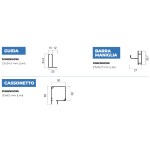 Zanzariera a Catenella Verticale Fatta su Misura Cassonetto 50 mm