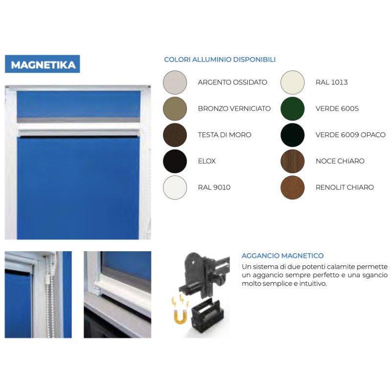 Zanzariera Magnetica a Catena Magnetika RM Sistema Aggancio Innovativo