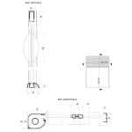 Zanzariera Pasini VICTORIA L50 S Laterale con Zip Anti-Cimice