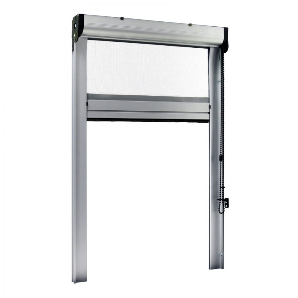 Zanzariera Verticale a Catena con Bottoni a Bordo Rete Livia