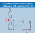 Zanzariera Bettio Flip 1 per Tapparella con Guide Esterne Fisse