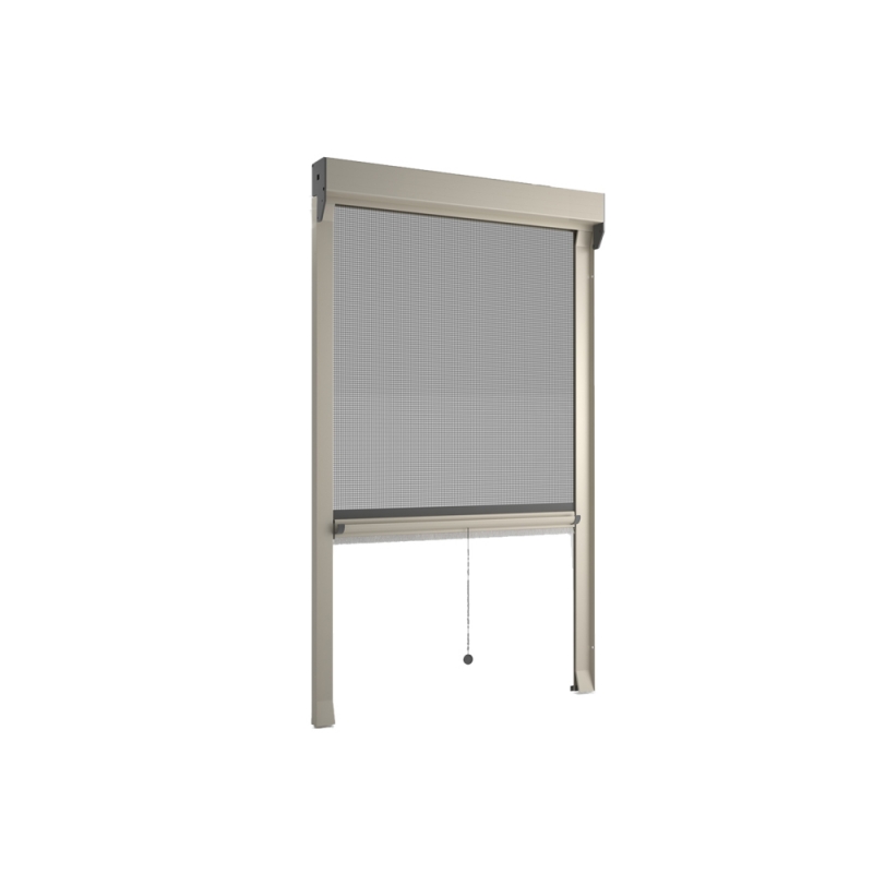 Zanzariera Bettio Sonia Tradizionale Verticale a Molla Ingombro Cassonetto 50mm