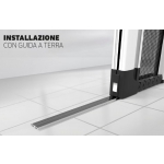 Zanzariera Senza Guida a Terra per Porte-Finestre con 1 Anta Tipo Libera Zanzar